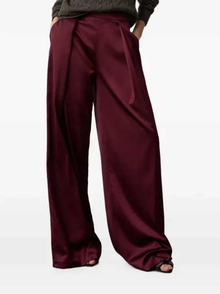 Palazzo kelnės Ralph Lauren Collection raudona