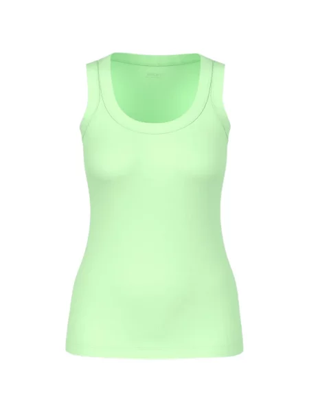 Top Marccain fără mâneci verde