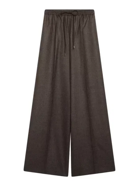 Pantaloni Max Mara de lână maro