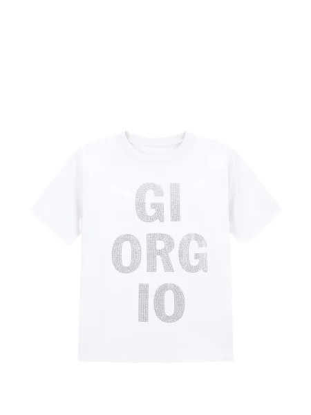 Tricou Armani Exchange scurt alb