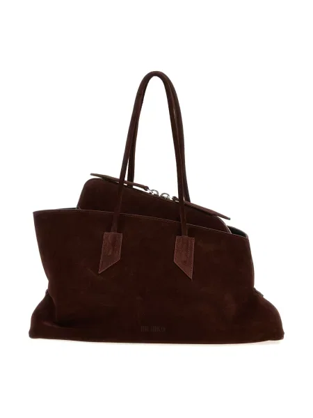 Torebka The Attico skórzana brązowa