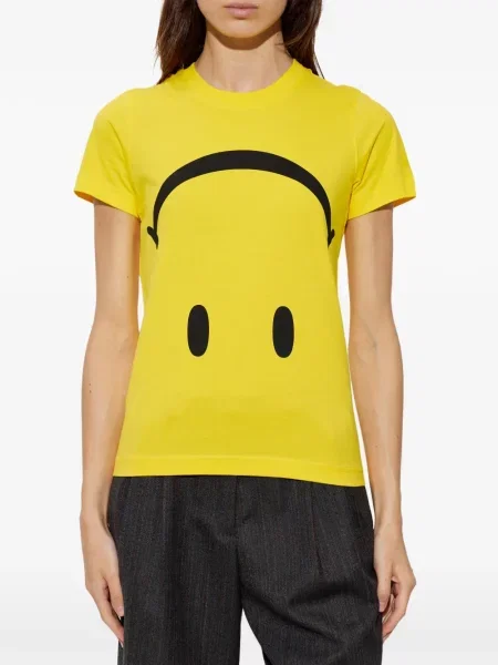 Scurt tricou Moschino galben