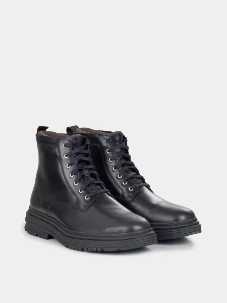 Кожаные ботинки Clarks черные