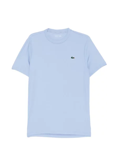 Tricou Lacoste cu broderie albastru