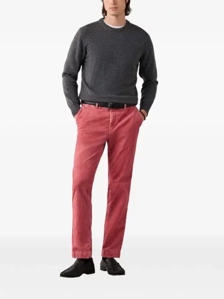 Pulover Hackett London cu decolteu rotund gri