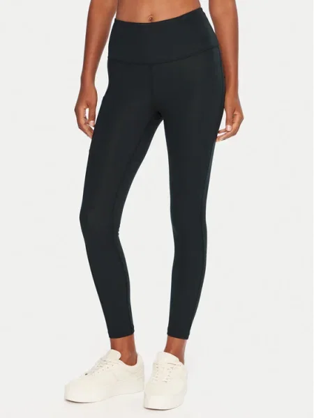 Pantaloni de trening Roxy cu motiv cu inimi negru