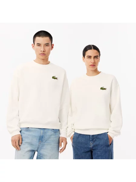 Lacoste толстовка унісекс Loose Fit біла