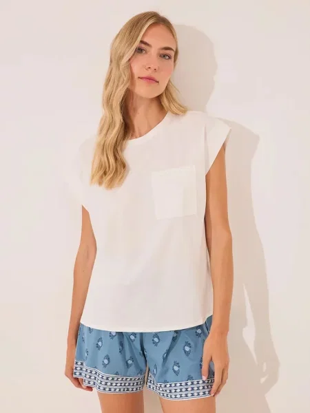 Тениска women'secret дамска от бяло