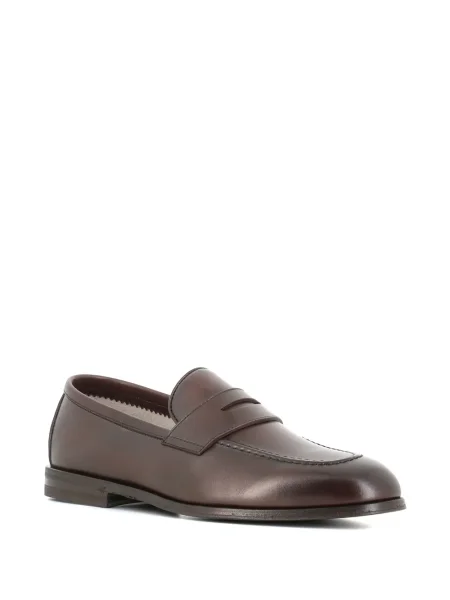 Pantofi loafer Henderson Baracco din piele maro