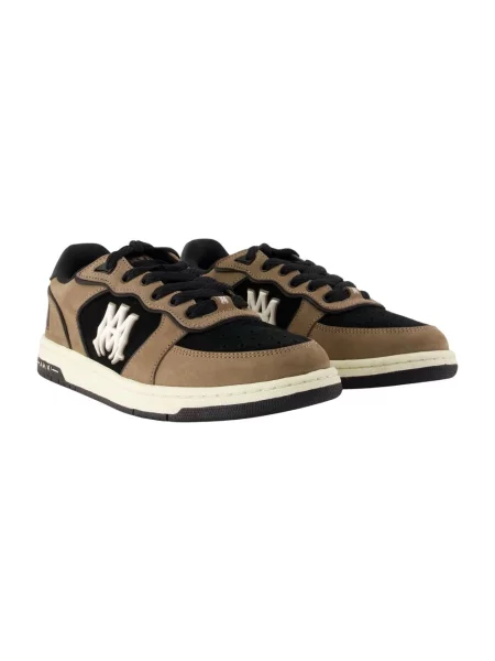 Sneakersy Amiri skórzane brązowe
