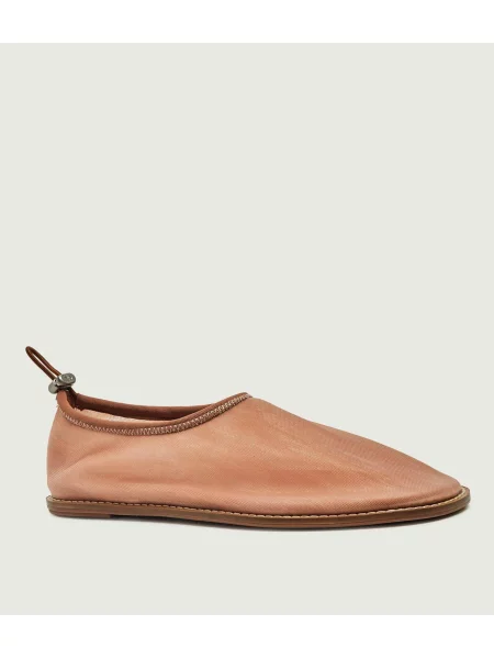 Calvin Klein Balerini cu adaos de piele bej