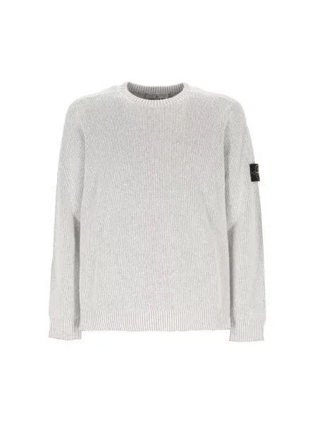 Sweter Stone Island z kamieniami szary