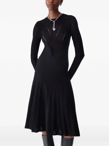 Rochie midi Liu Jo tricotate negru