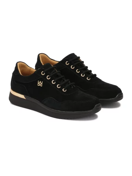 Sneakersy Kazar zamszowe czarne