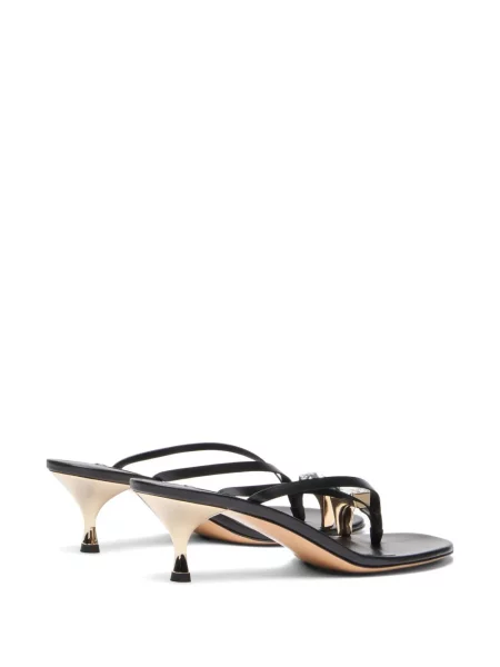 Papuci tip mules Casadei din piele negru