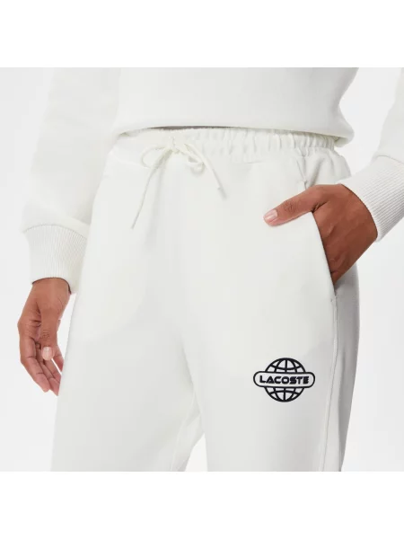 Спортивные штаны Lacoste белые