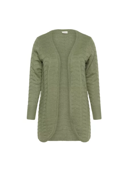 Kardigan Kaffe Curve zielony