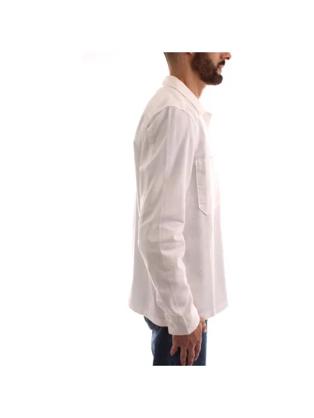 Džínsová košeľa Calvin Klein Jeans biela