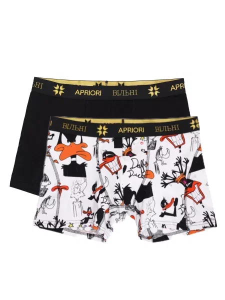 Набір трусів APRIORI білий/чорний білі
