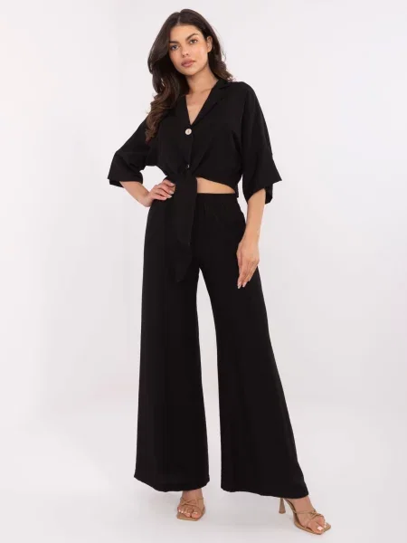 Pantaloni Och Bella negru