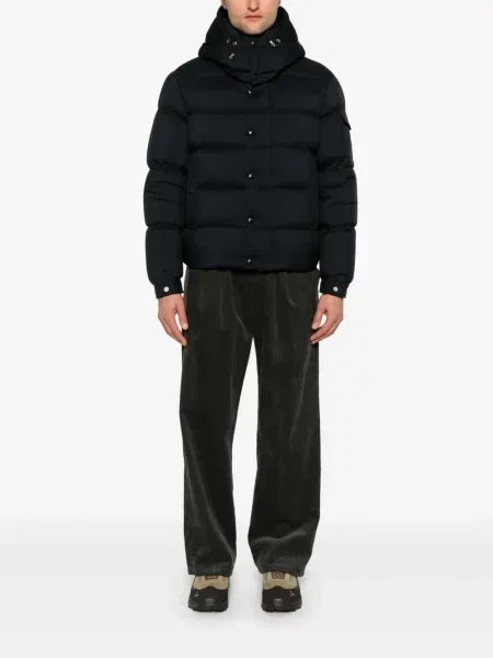 Geacă cu puf Moncler albastru