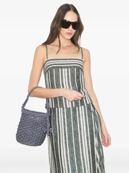 Geantă Tory Burch gri