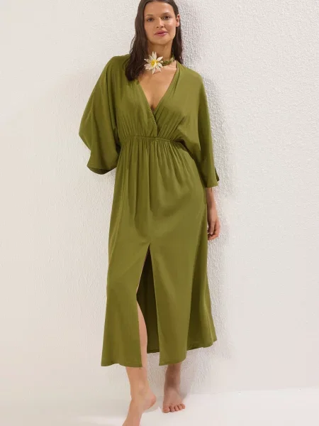 Trendyol Rochie kiwi verde