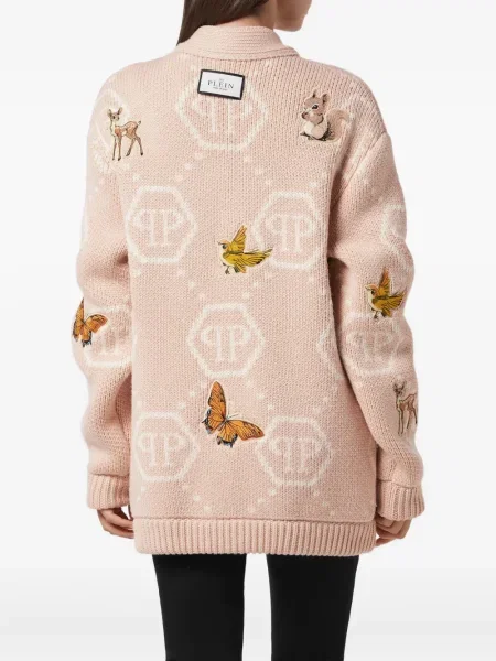 Cardigan Philipp Plein cu broderie