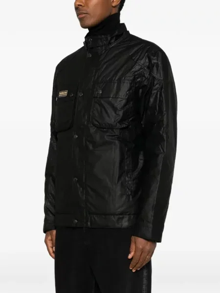 Lung geacă Barbour negru