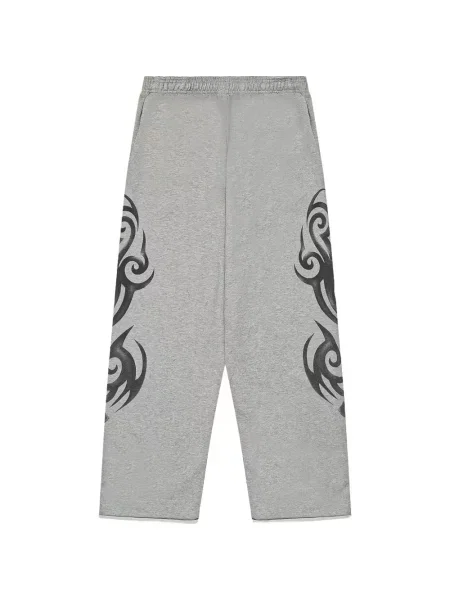 Pantaloni Vetements cu imagine alergare gri
