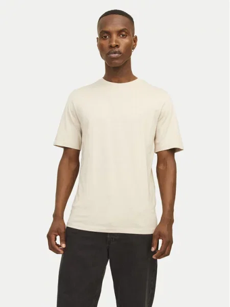 Jack & Jones Marškinėliai Oragnic Basic smėlio