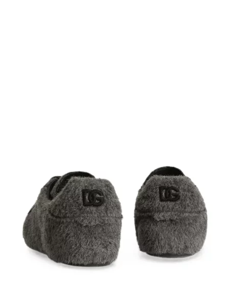 Sneakers Dolce & Gabbana Portofino από μαλλί αλπάκα γκρι