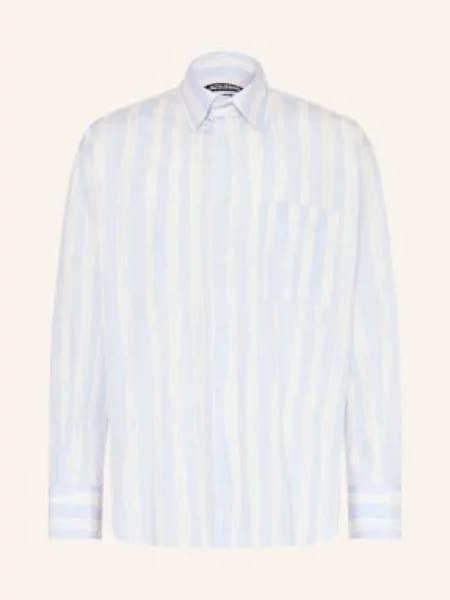 Jacquemus Koszula Le Paysan Comfort Fit blau biała