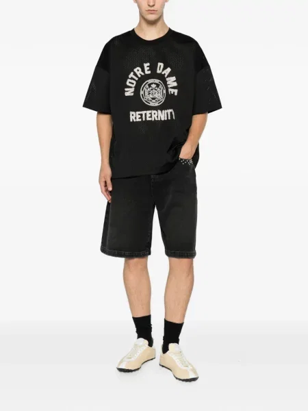 Tricou Reternity cu imagine plasă negru