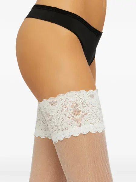 Ciorapi Wolford din satin alb