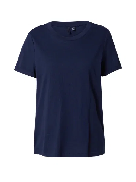 VERO MODA Tričko PAULA námornícka modrá