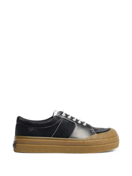 Top Ash din piele negru