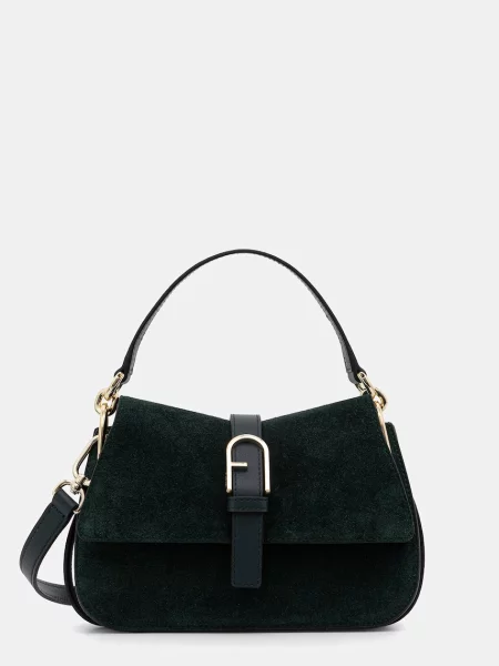 Furla Geantă Flow Mini Top Handle CN închis verde