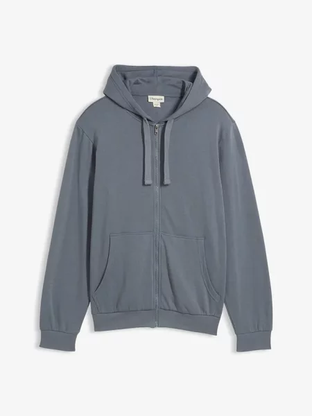 Bluza z kapturem regular fit niebieska