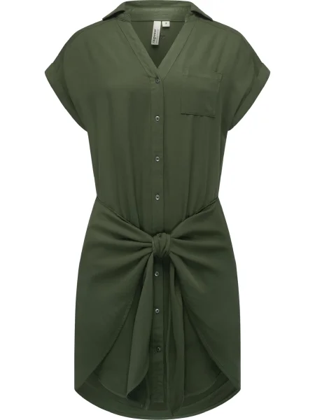 Ragwear Rochie tip bluză Bahaya închis verde