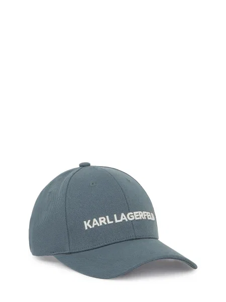Karl Lagerfeld Sapkák Essential galambkék fehér