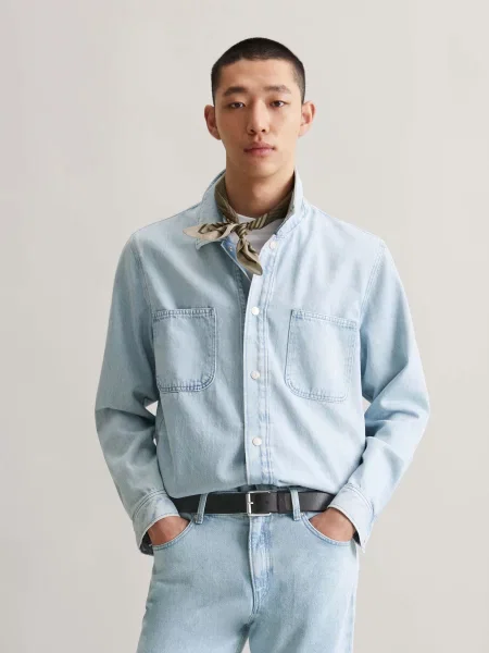 Джинсовая куртка Marc O'polo Denim из лиоцела синяя