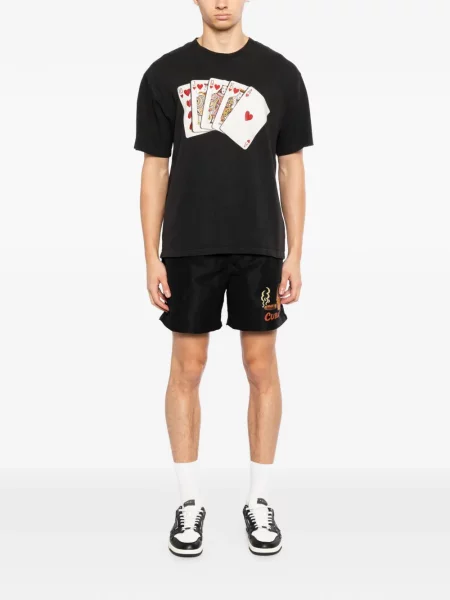 Grafic tricou Melt cu imagine negru
