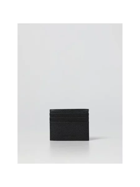 Portfel Emporio Armani z logo czarny