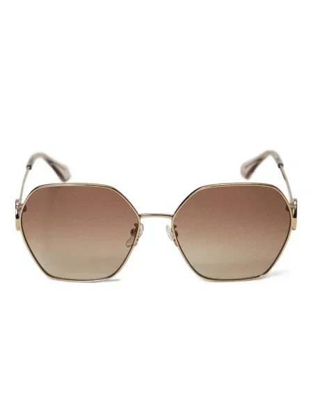Ochelari de soare Twinset cu imprimeu geometric maro