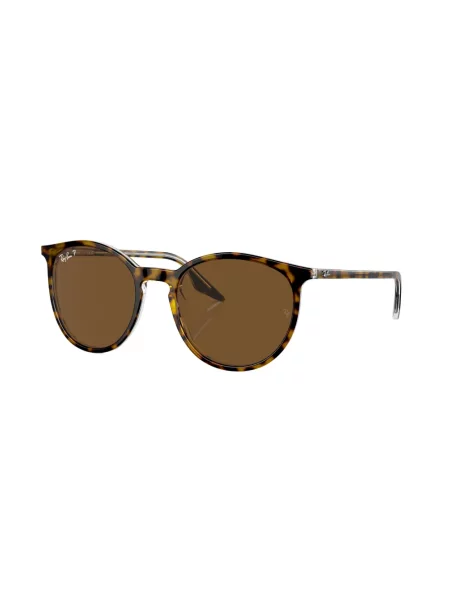 Raštuotos saulės akiniai Ray-ban ruda