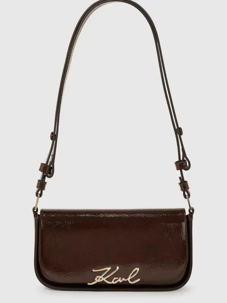 Torebka KARL LAGERFELD brązowa