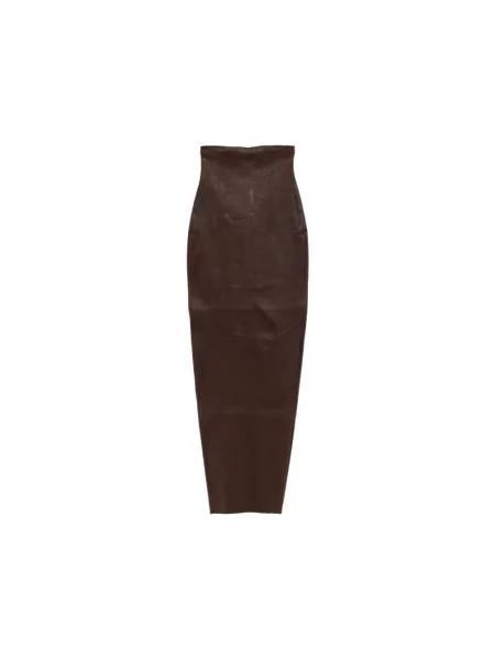 Spódnica maxi Rick Owens szara
