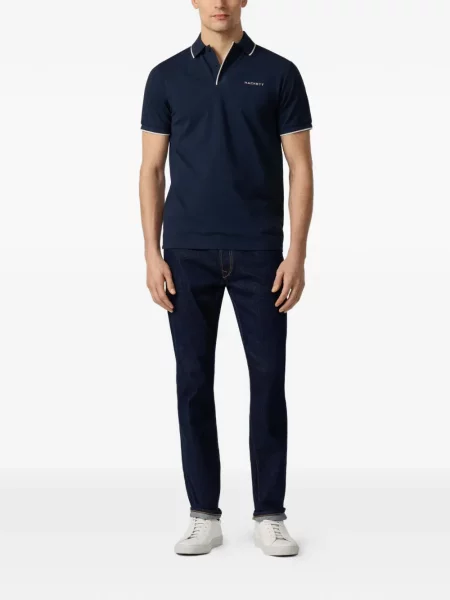 Tricou polo Hackett London albastru