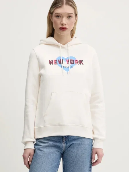Tommy Jeans Μπλούζα μπεζ